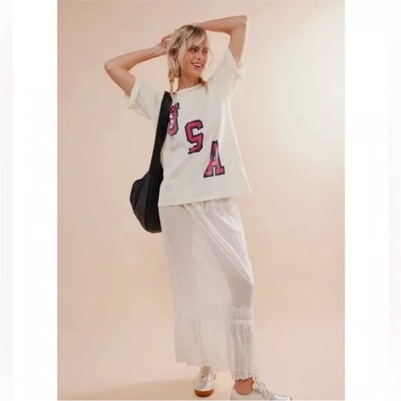 Free People x Retro Brand USA Graphic T-Shirt – Size Medium - Picture 4 of 10